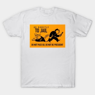 Trump Go To Jail Monopoly T-Shirt